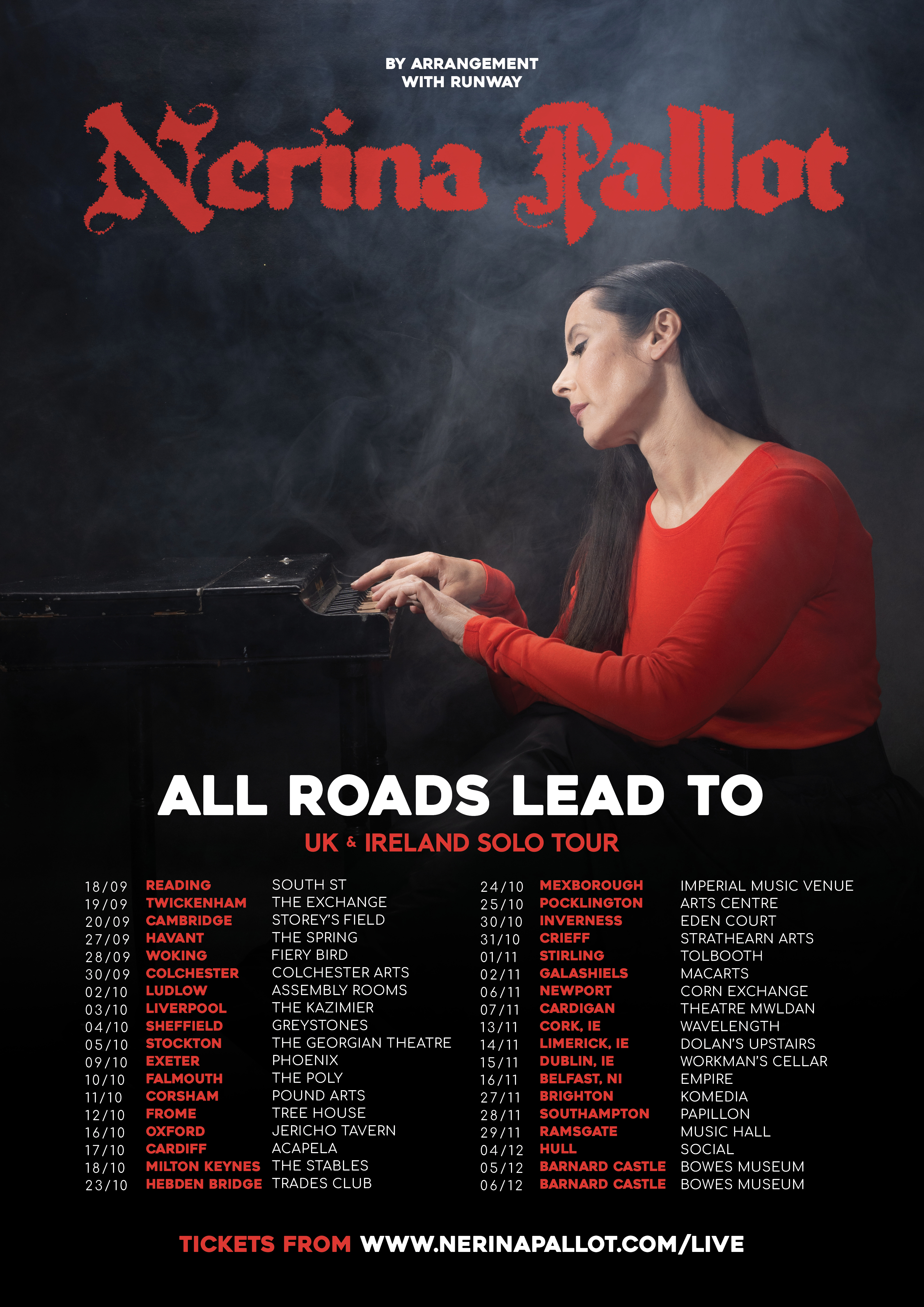 Nerina Pallot - All Roads Lead To Tour